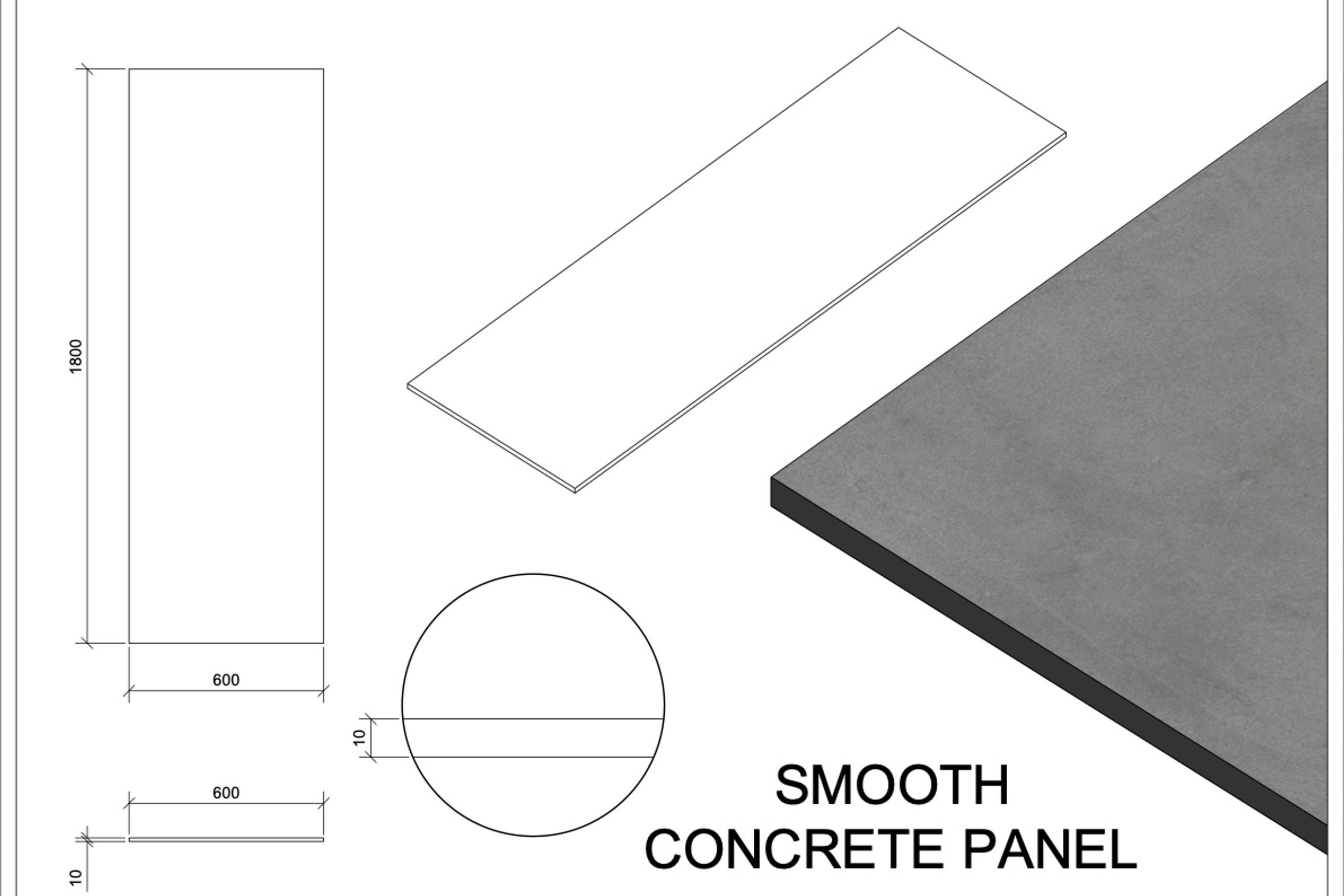 Concrete Smooth Panel