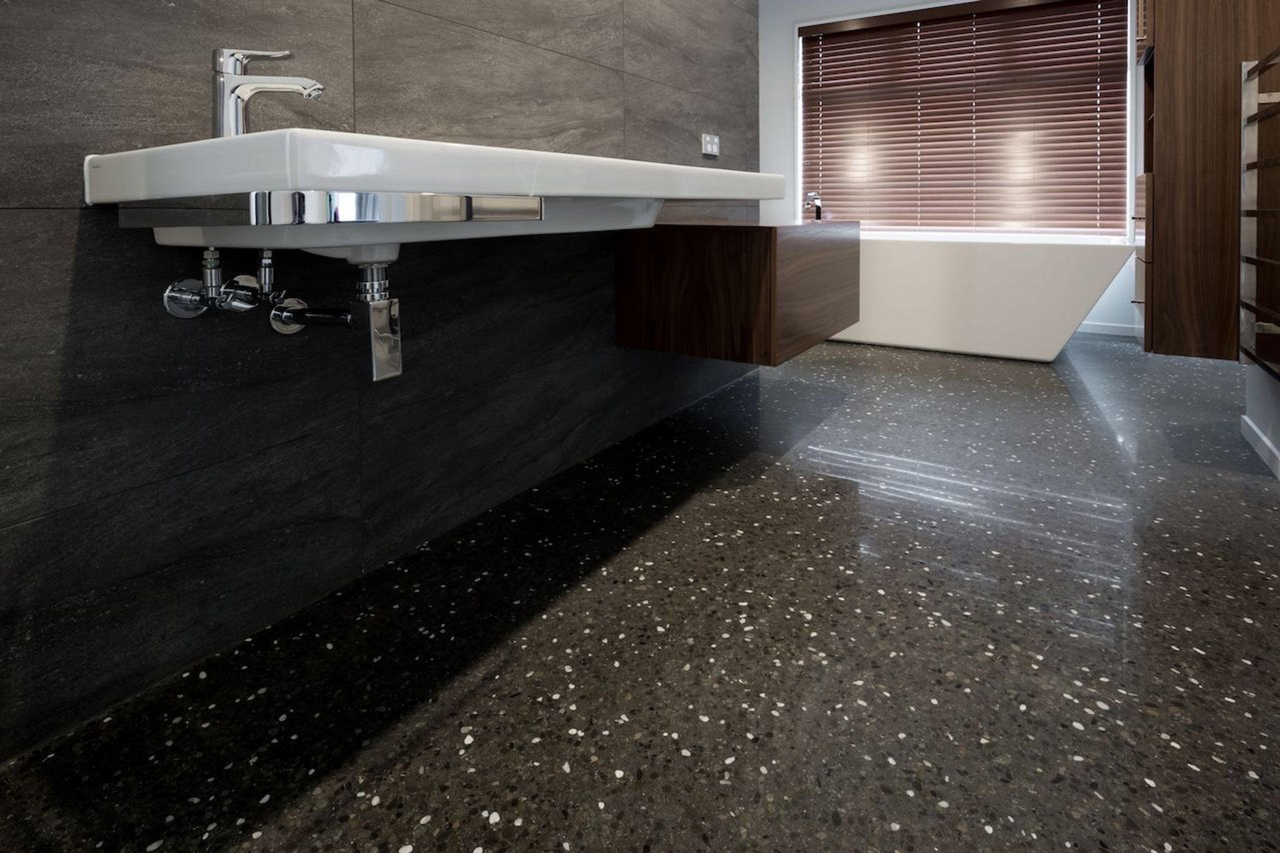 Polished Concrete Flooring - High Street (Full Exposure)