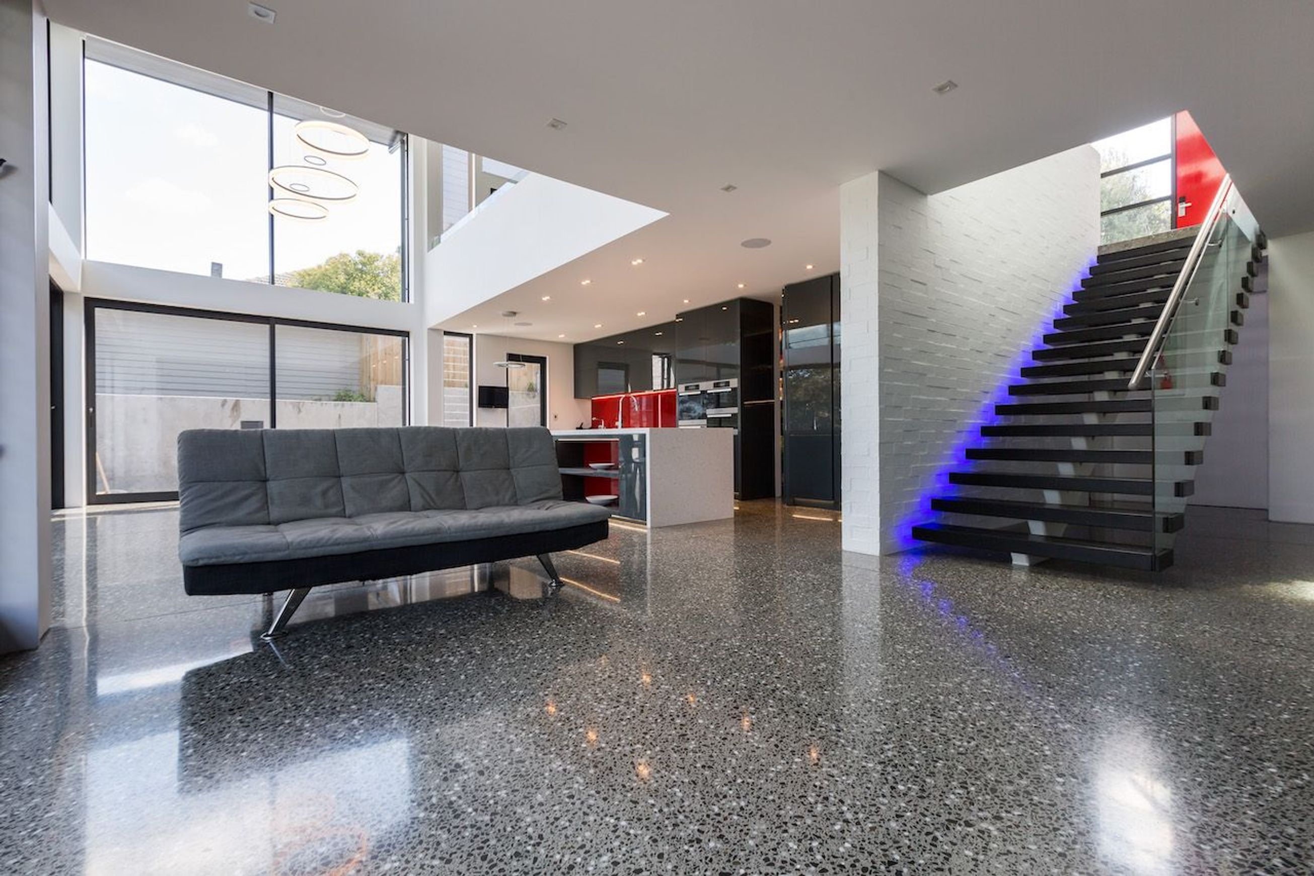 Polished Concrete Flooring - High Street (Full Exposure)