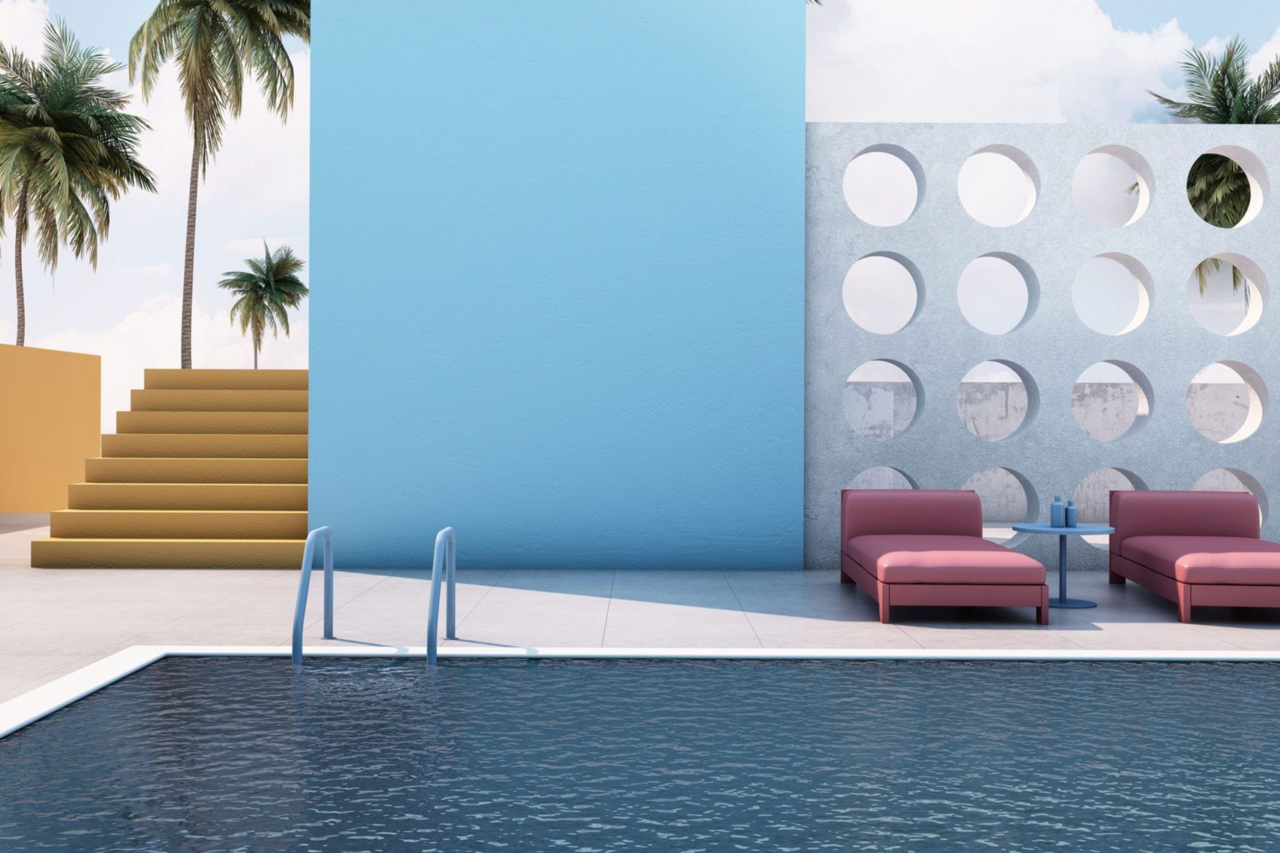 Pastel Coloured Concrete Range