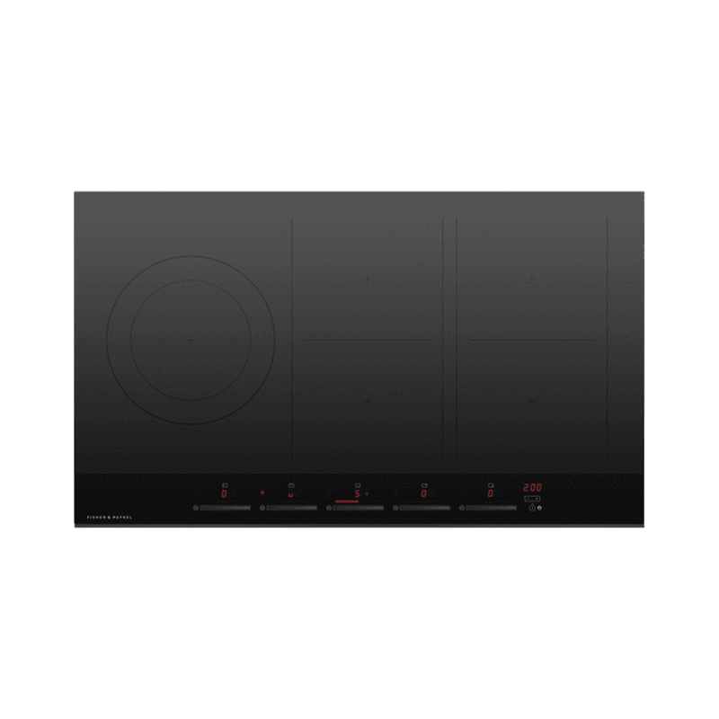 F&P Induction Cooktop, 90cm, 5 Zones W/ SmartZone