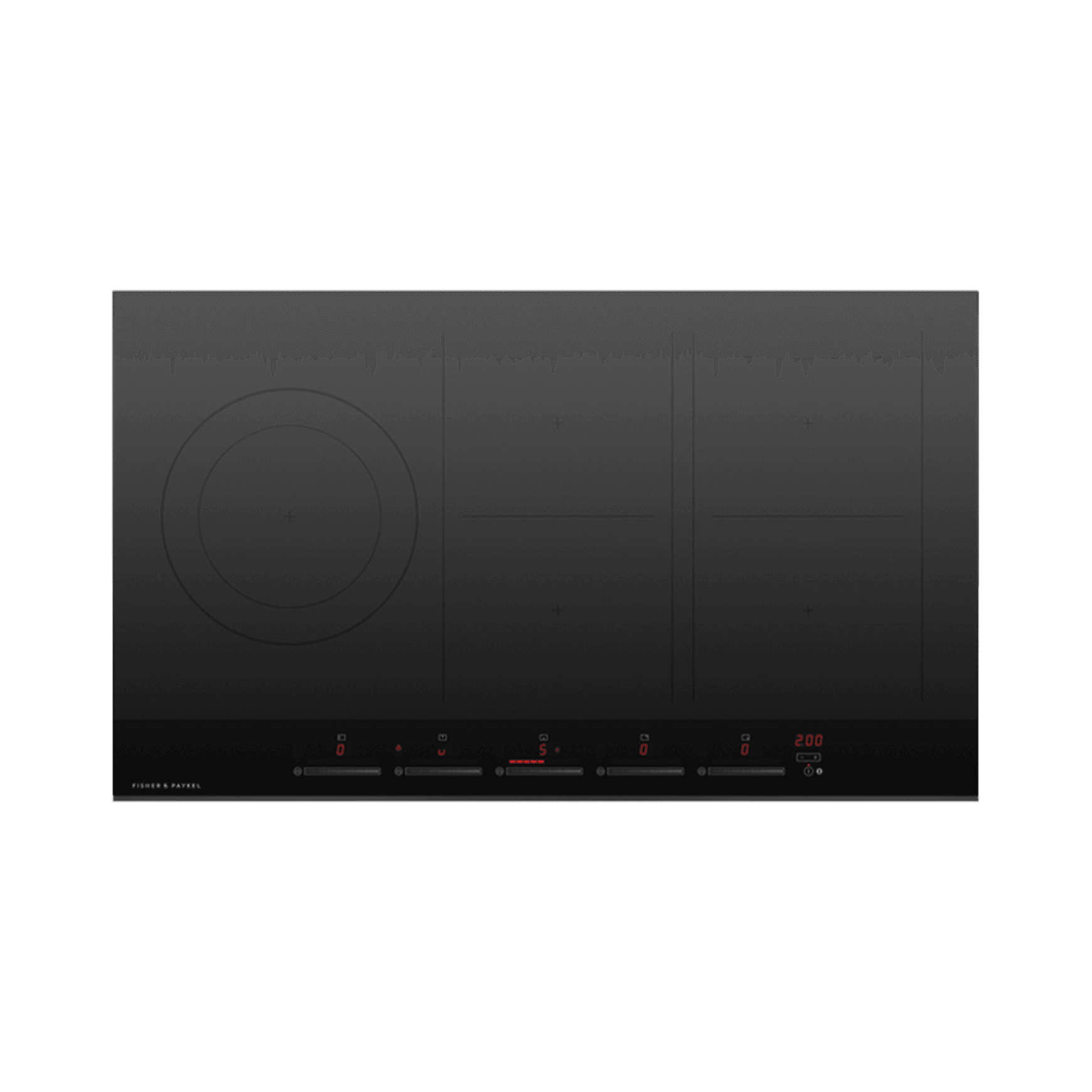 F&P Induction Cooktop, 90cm, 5 Zones W/ SmartZone