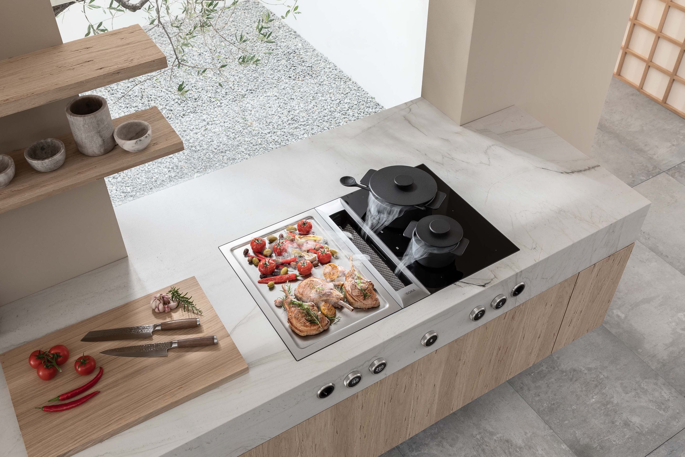 BORA Professional 3.0 | Combined Cooktop & Extractor