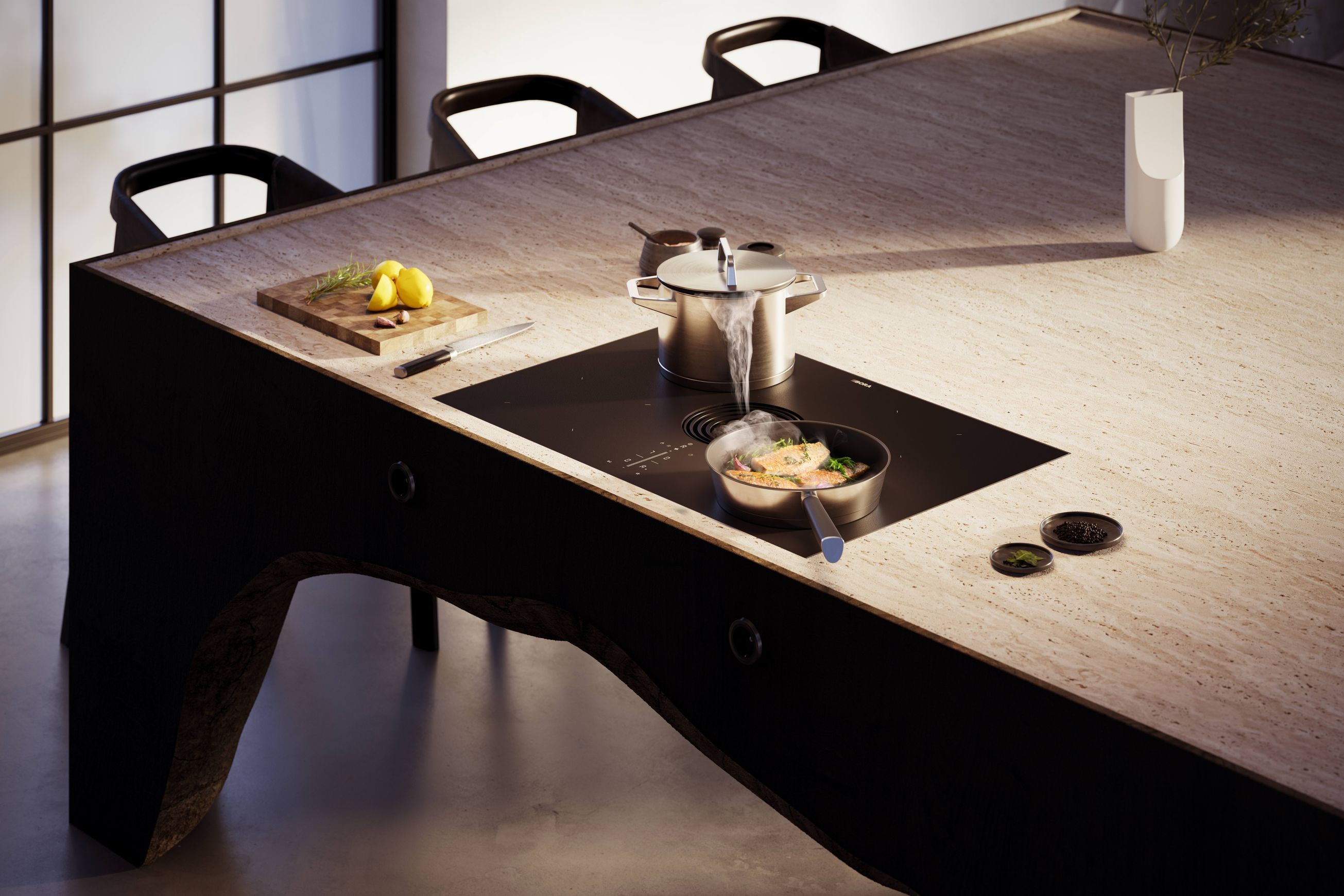 BORA Pure | Cooktop Extractor System | Matte/Shiny