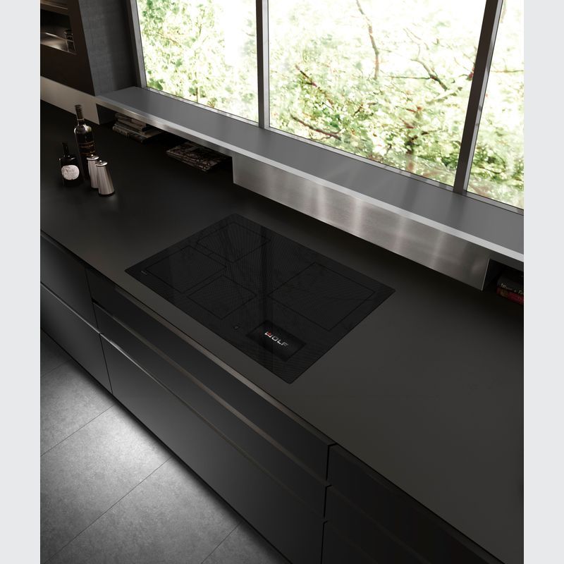 Wolf Contemporary Induction Cooktop 76cm ICBCI30460CB