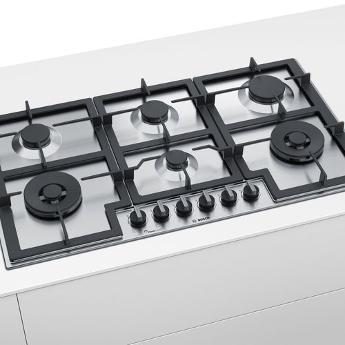 BOSCH | Series 6 Gas Cooktop 90 cm Stainless Steel