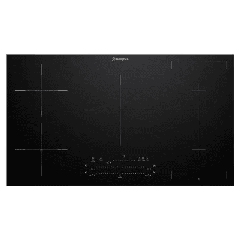 90cm 5 Zone Induction Cootktop - Black