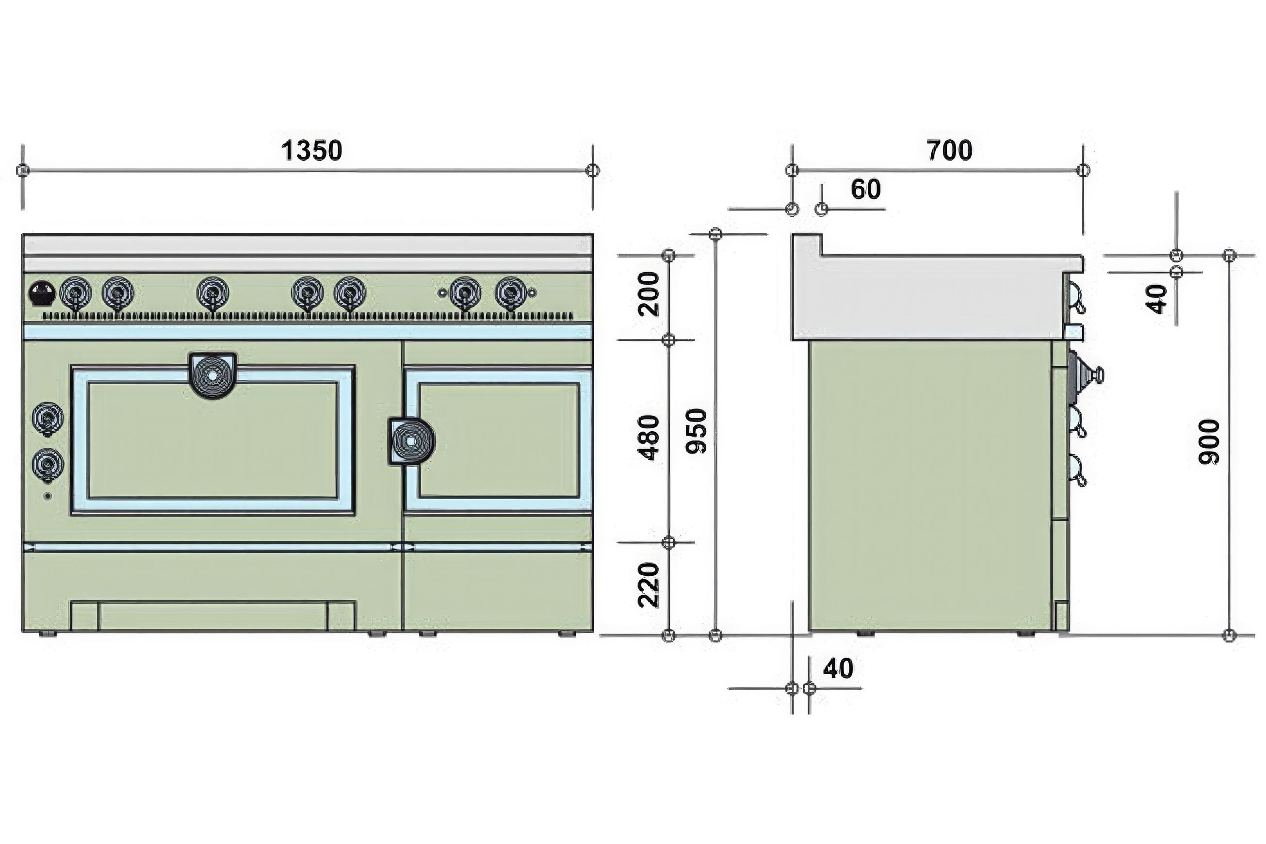 La Cornue | Grand Papa 135cm Range Cooker