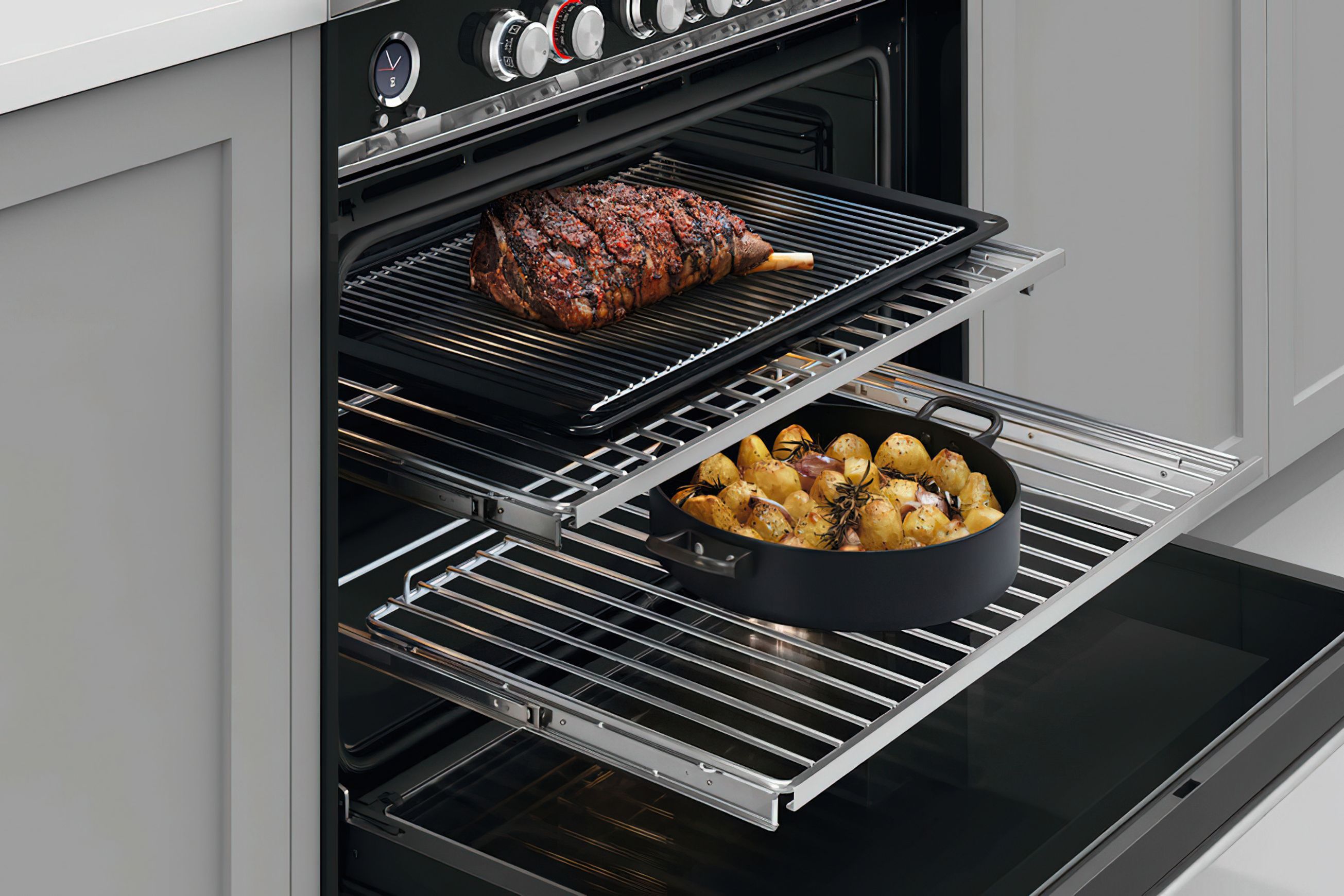 F&P Freestanding Cooker, Induction, 90cm, 5 Zones
