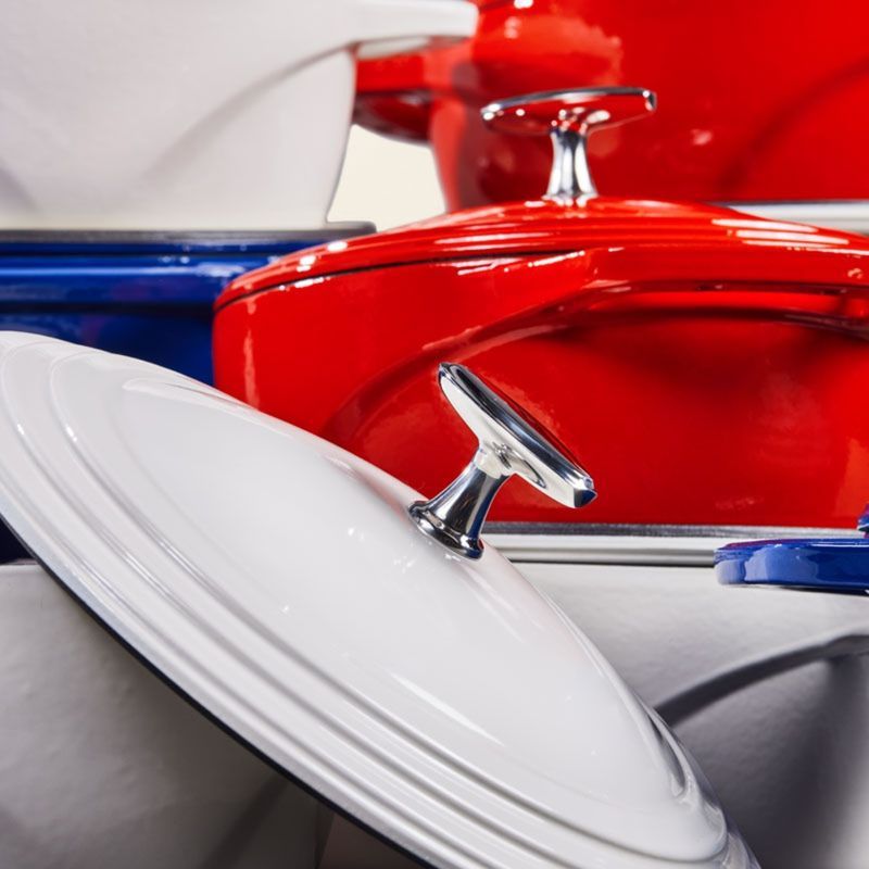 Lodge USA Enamel Cast Iron