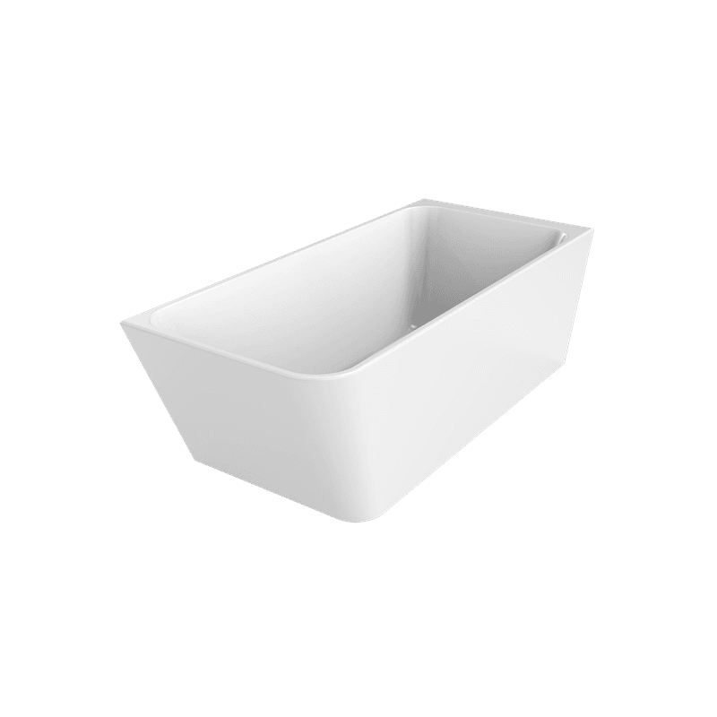 1700mm Tilt Right Hand Corner Bath Gloss White