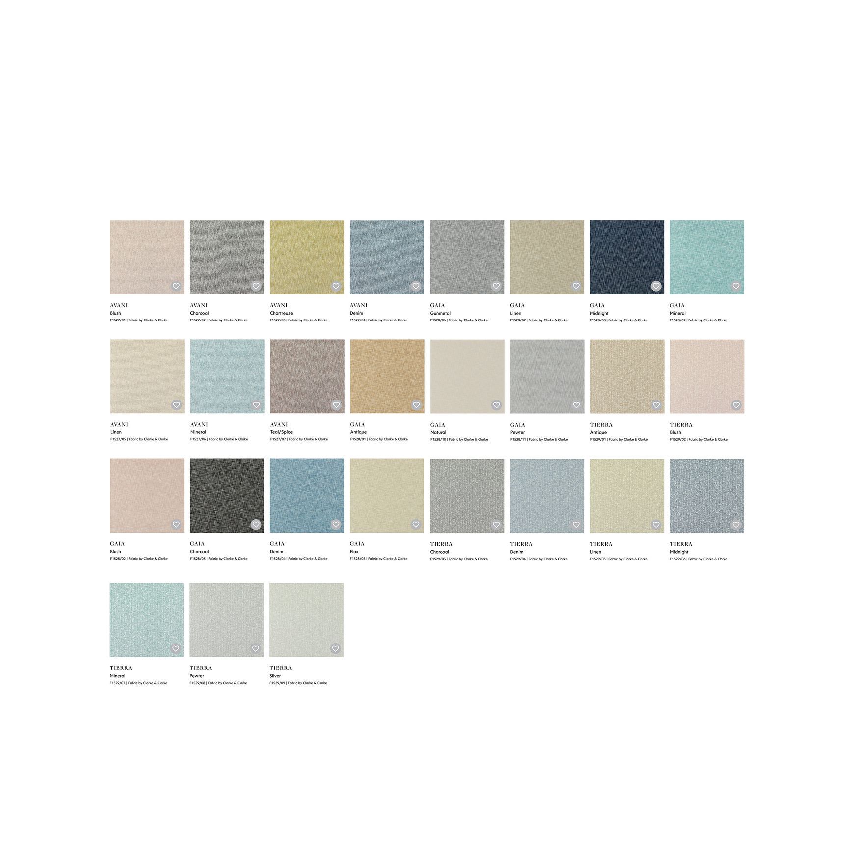 Clarke & Clarke Fabrics | Eco