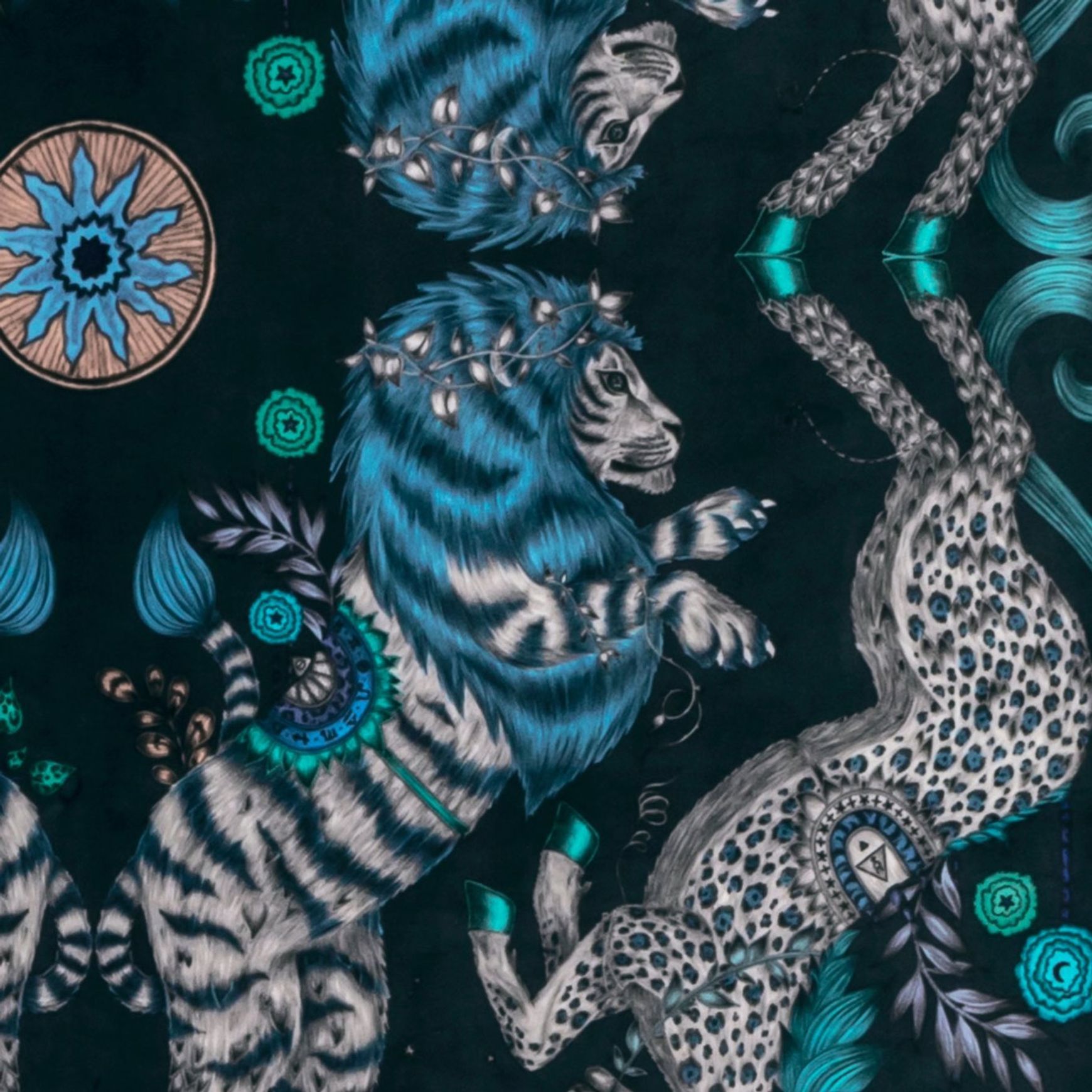 Clarke & Clarke Wilderie Fabric & Wallpaper Collection