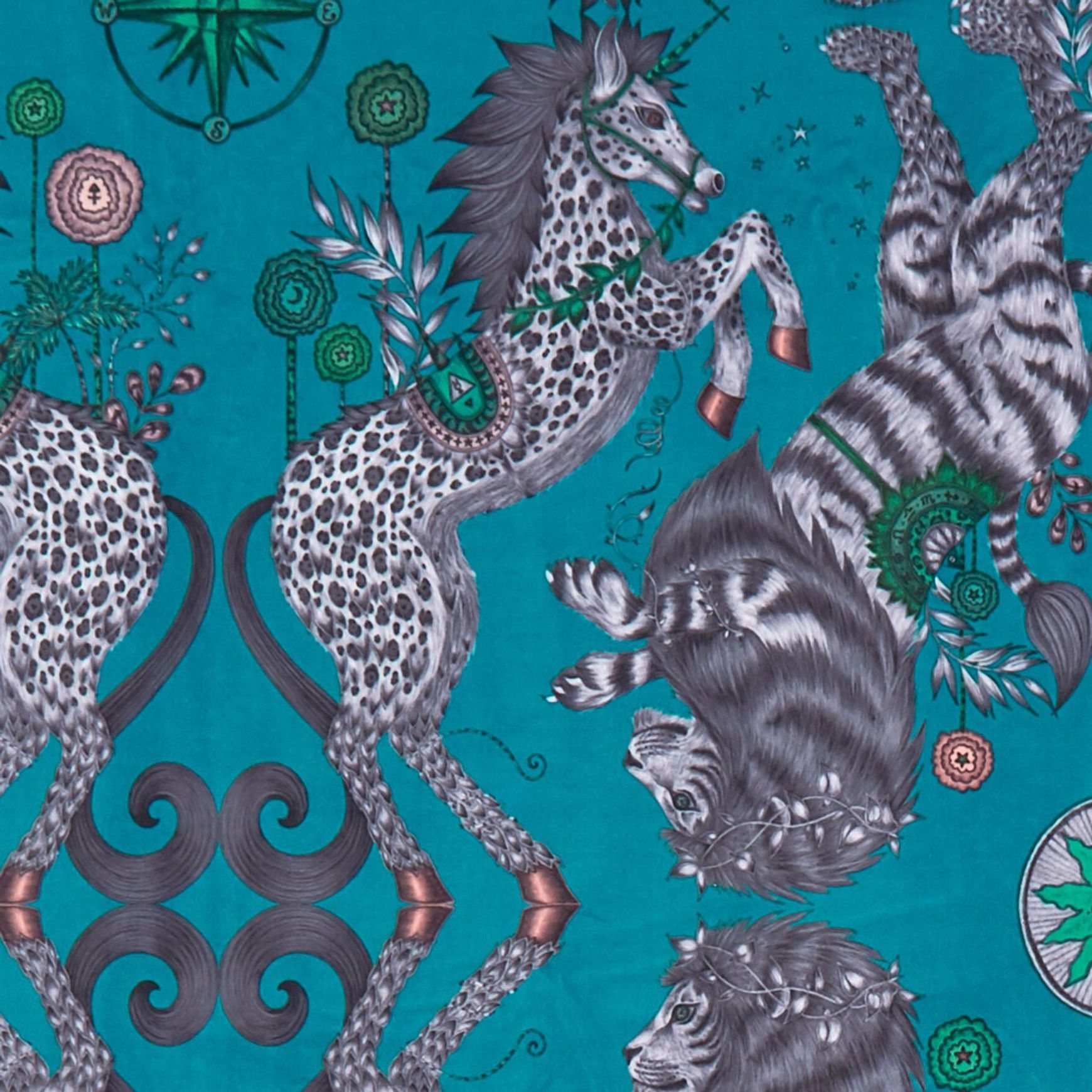 Clarke & Clarke Wilderie Fabric & Wallpaper Collection