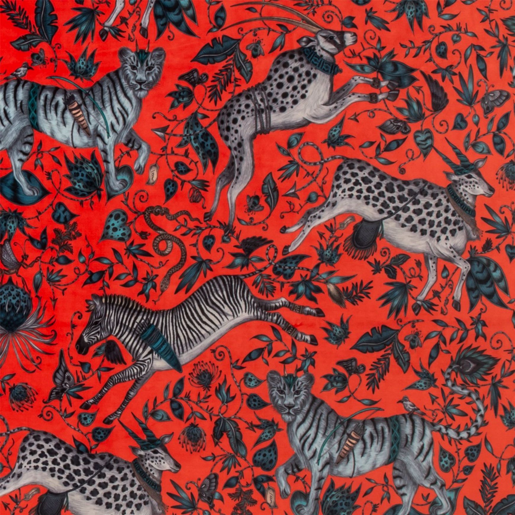 Clarke & Clarke Wilderie Fabric & Wallpaper Collection