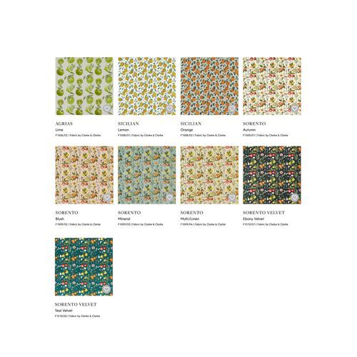 Clarke & Clarke Fabrics | Pomarium