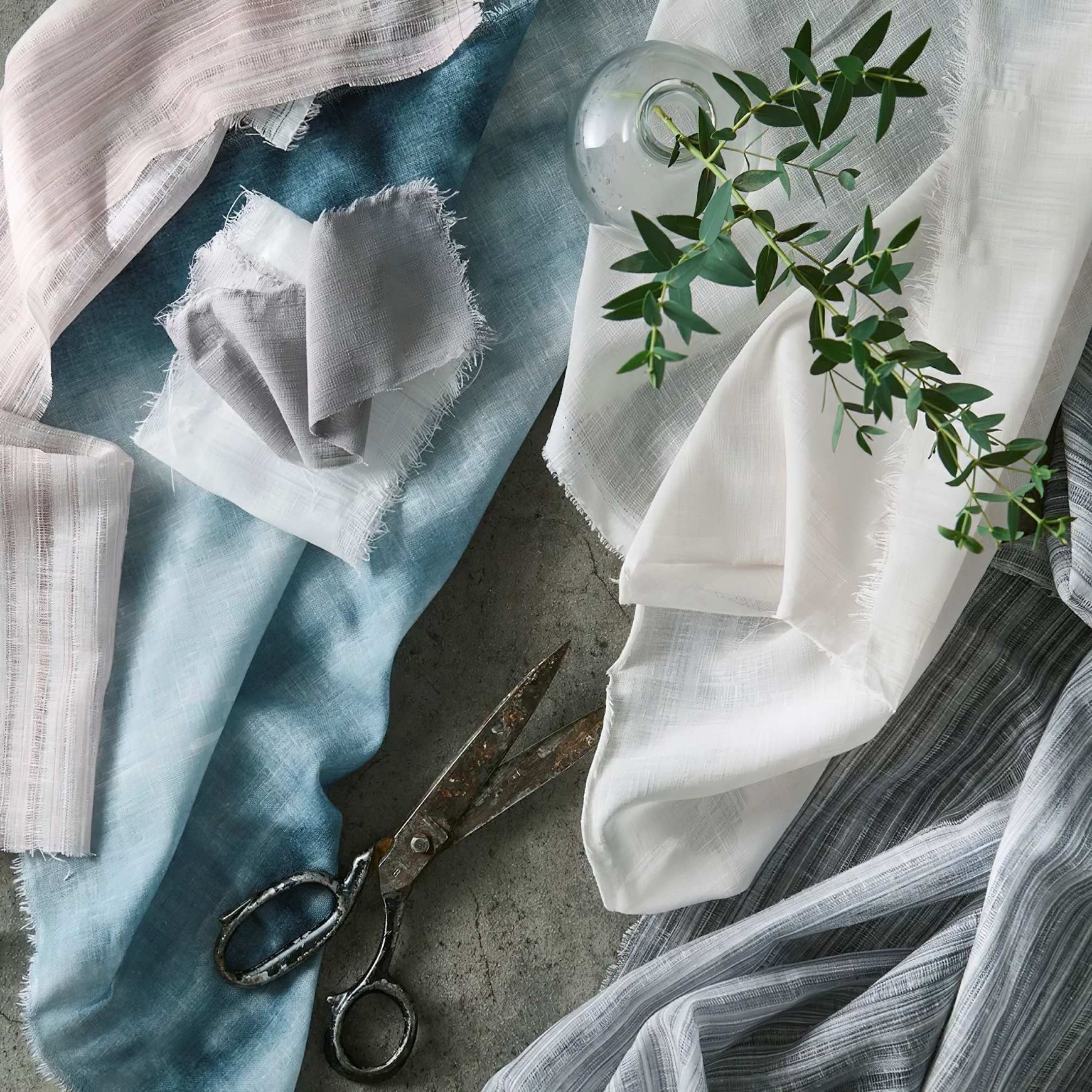 Levanto Sheers, Clarke & Clarke | Curtain Fabric