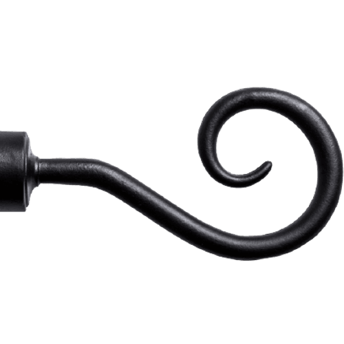 25mm Shepherds Crook Finial