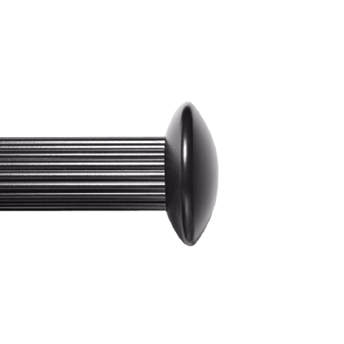 Disc Finial 40mm Reeded Rod