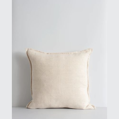 Baya Flaxmill Handwoven Linen Cushion - Nude