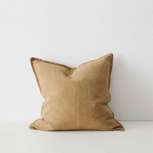 Weave Home European Linen Como Cushion - Clay | Three Sizes