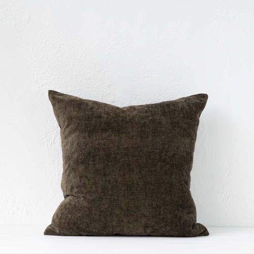 'Los' Cushion / Feather Inner / Moss