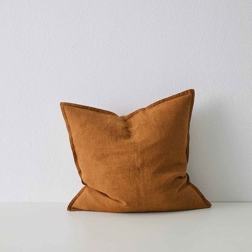 Weave Home European Linen Como Cushion - Spice | Three Sizes