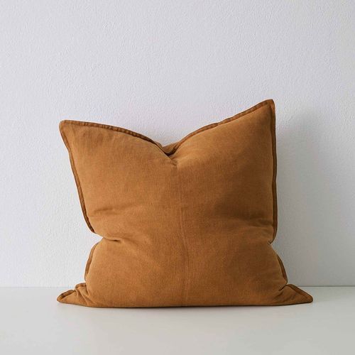 Weave Home European Linen Como Cushion - Spice | Three Sizes