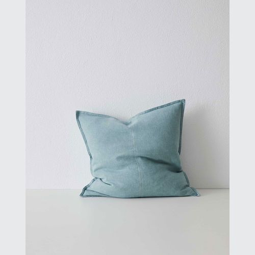 Weave Home European Linen Como Cushion - Mineral | Three Sizes