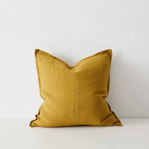 Weave Home European Linen Como Cushion - Moss | Three Sizes