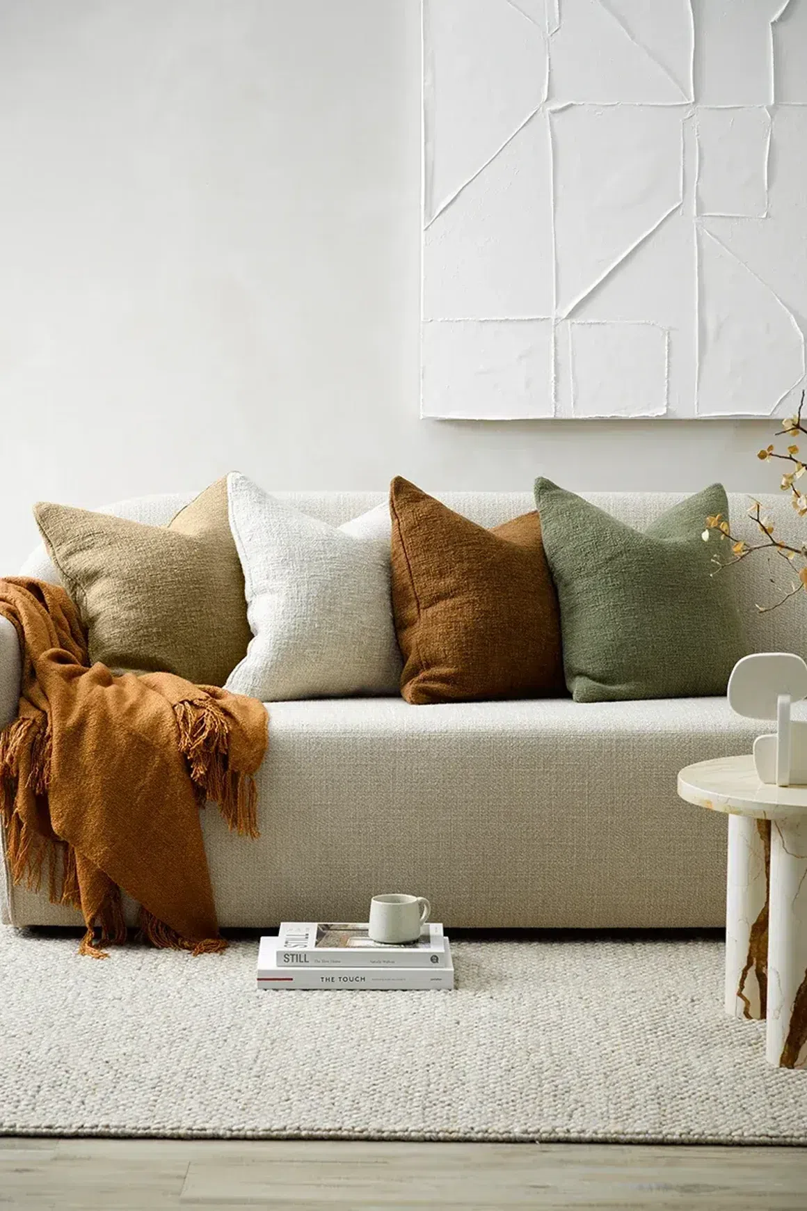 Baya Cyprian Cushion - Oatmeal | Two Sizes
