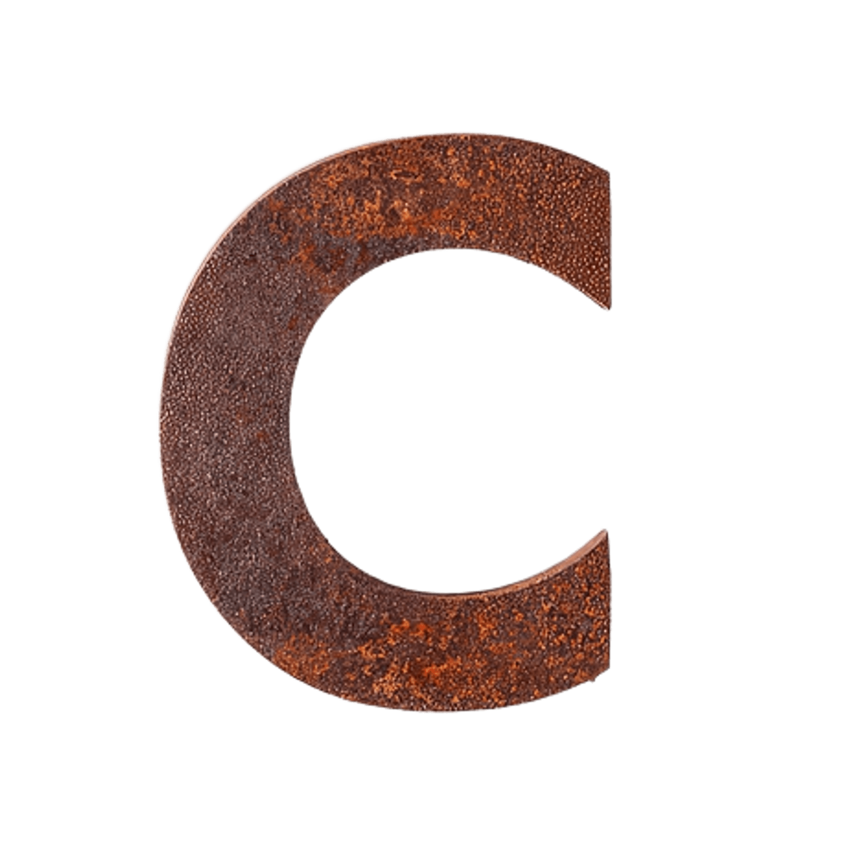 Corten Steel Numbers & Letters