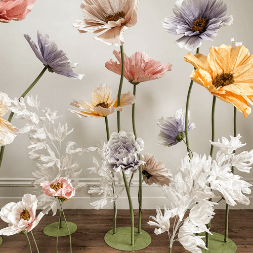 Flowers on Stands Set