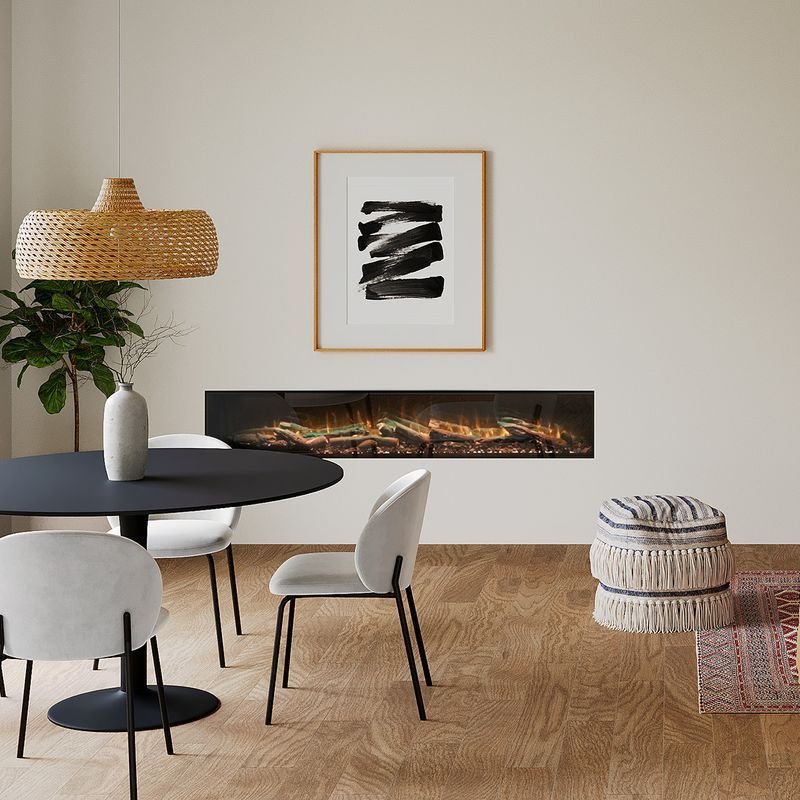 Ambe Linear72 Deep Electric Fireplace