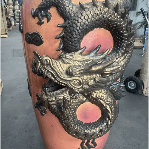 Tall Dragon Jar