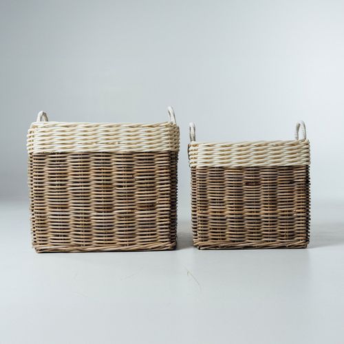 Square Baskets 2 Piece Set