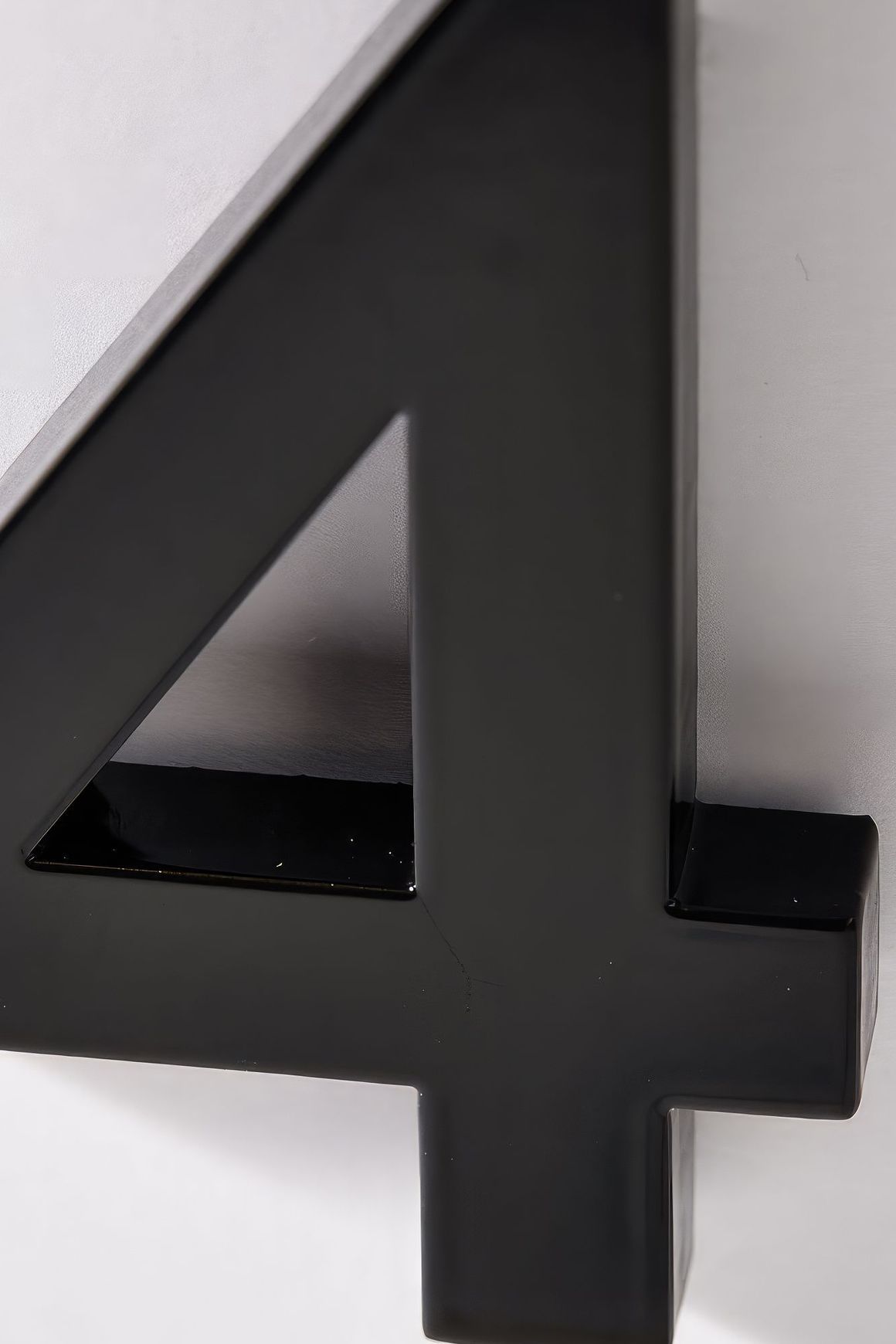 Black Stainless Steel Numbers & Letters
