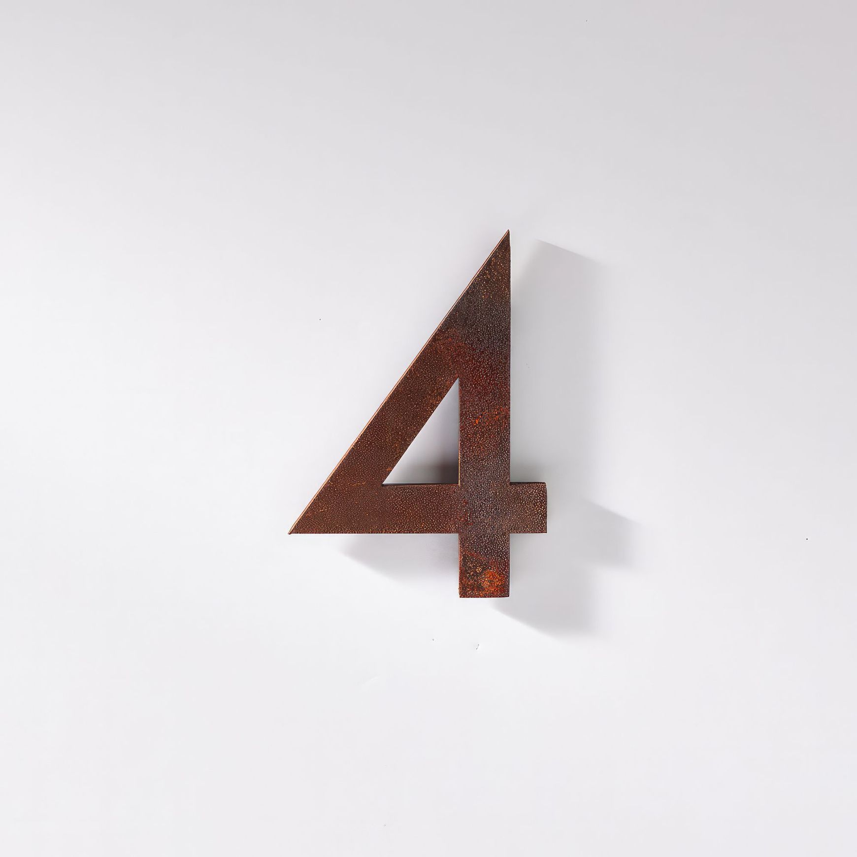 Corten Steel Numbers & Letters