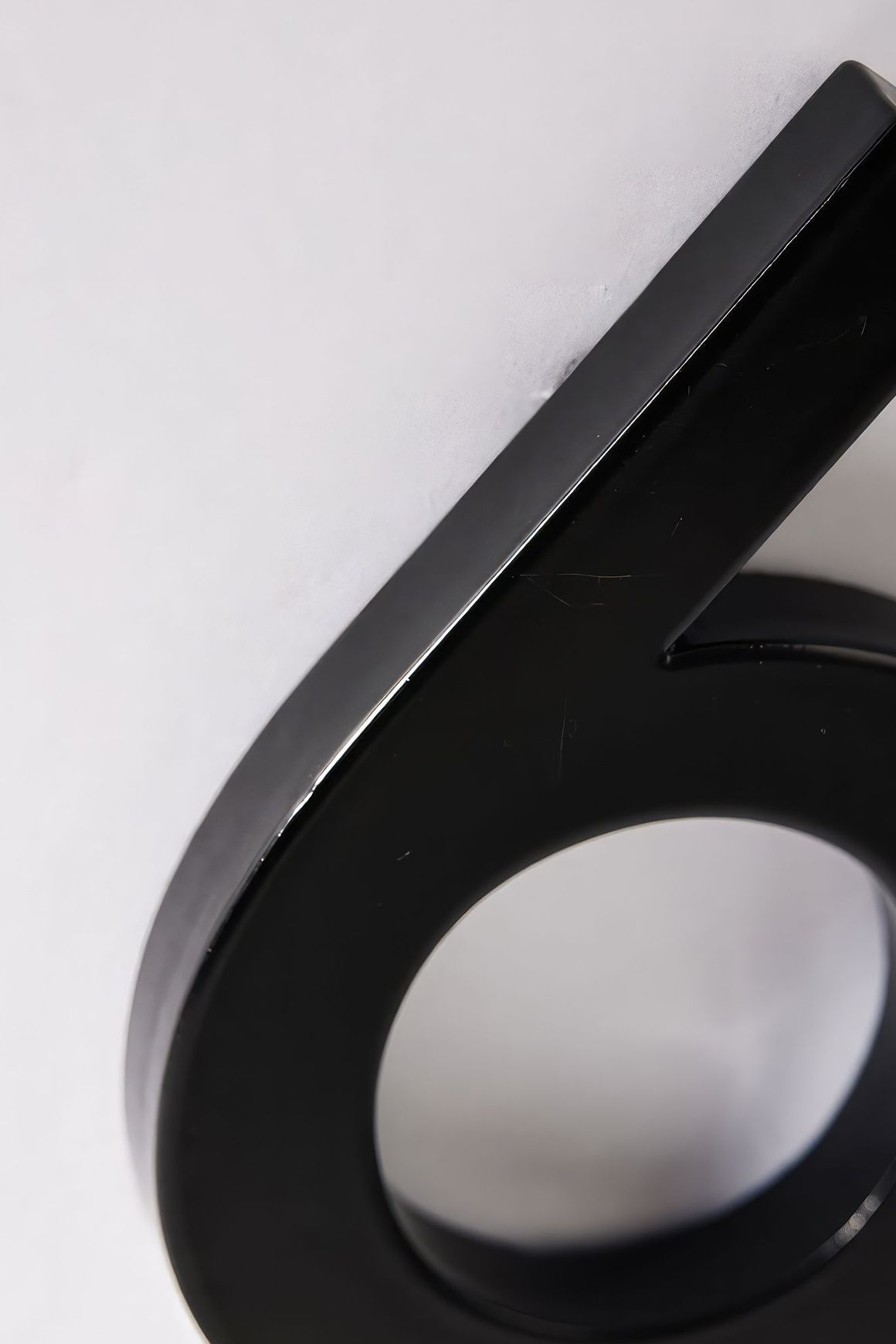 Black Stainless Steel Numbers & Letters