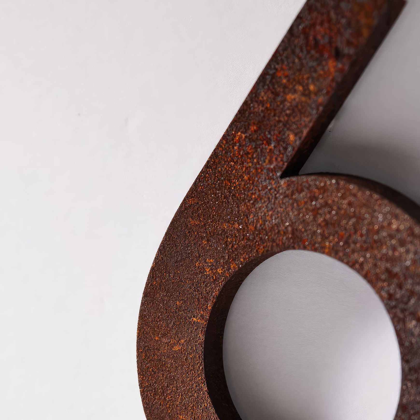 Corten Steel Numbers & Letters