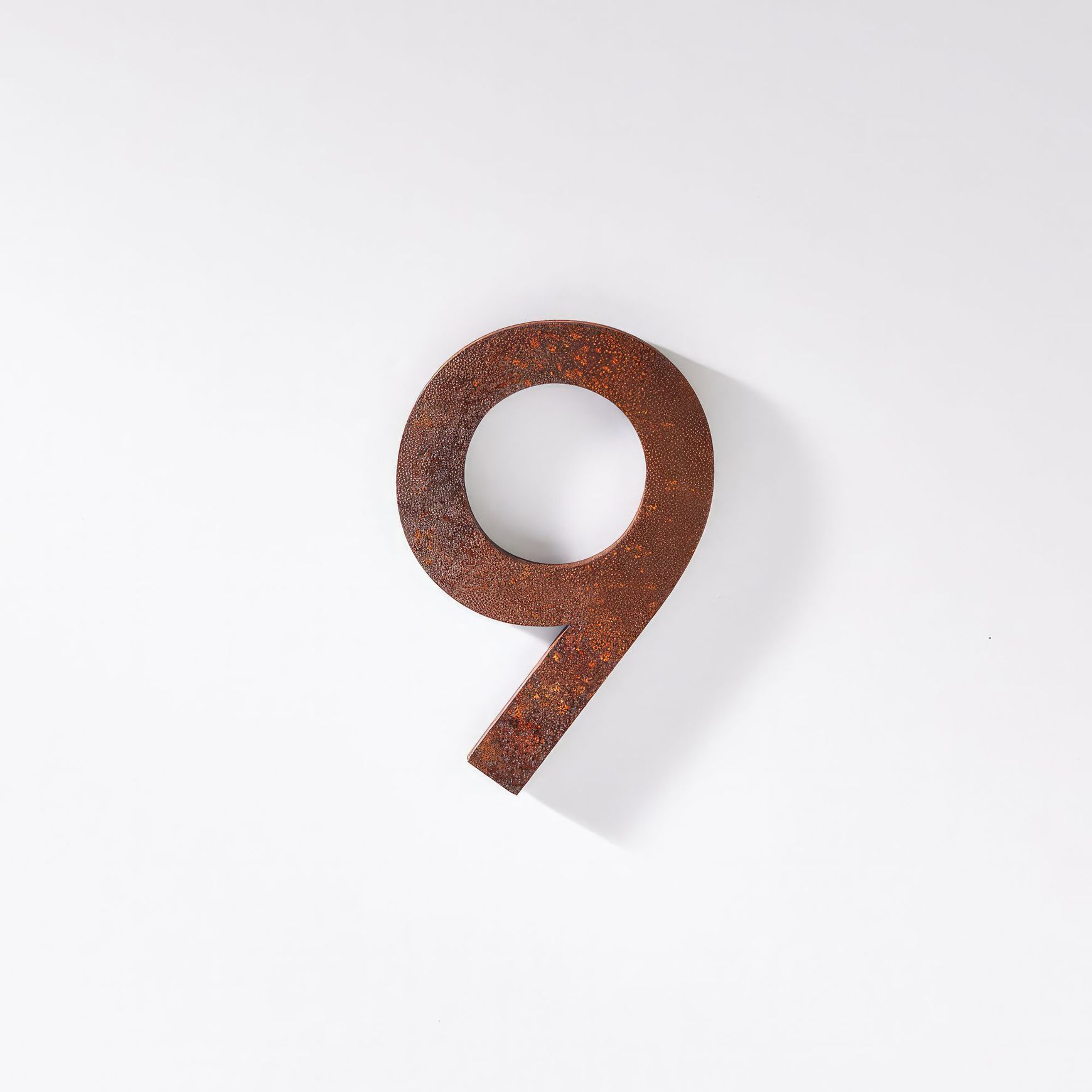 Corten Steel Numbers & Letters