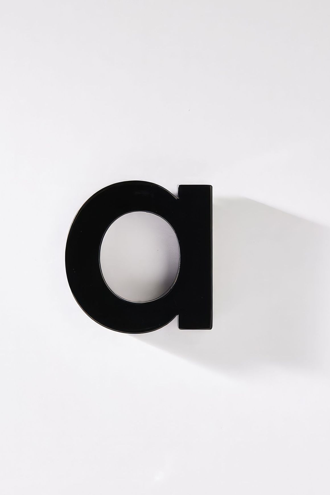 Black Stainless Steel Numbers & Letters