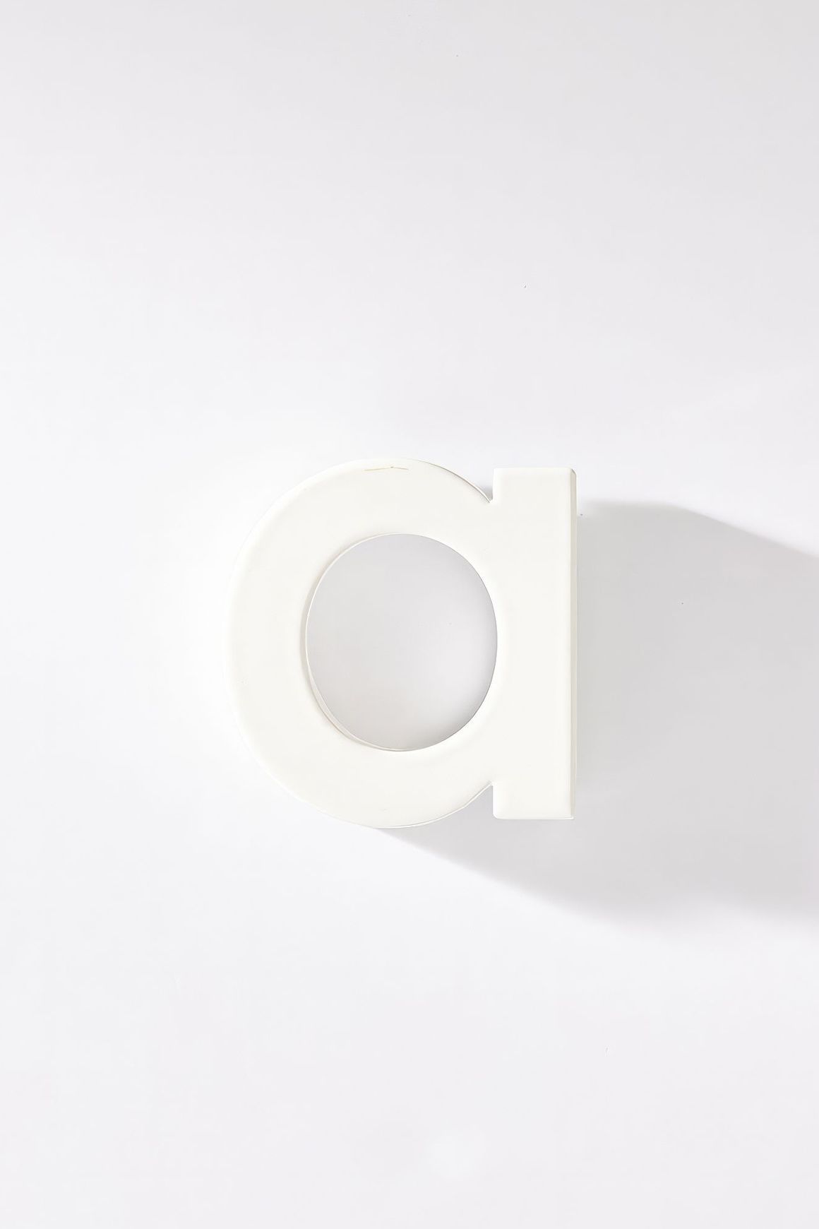 White Stainless Steel Numbers & Letters