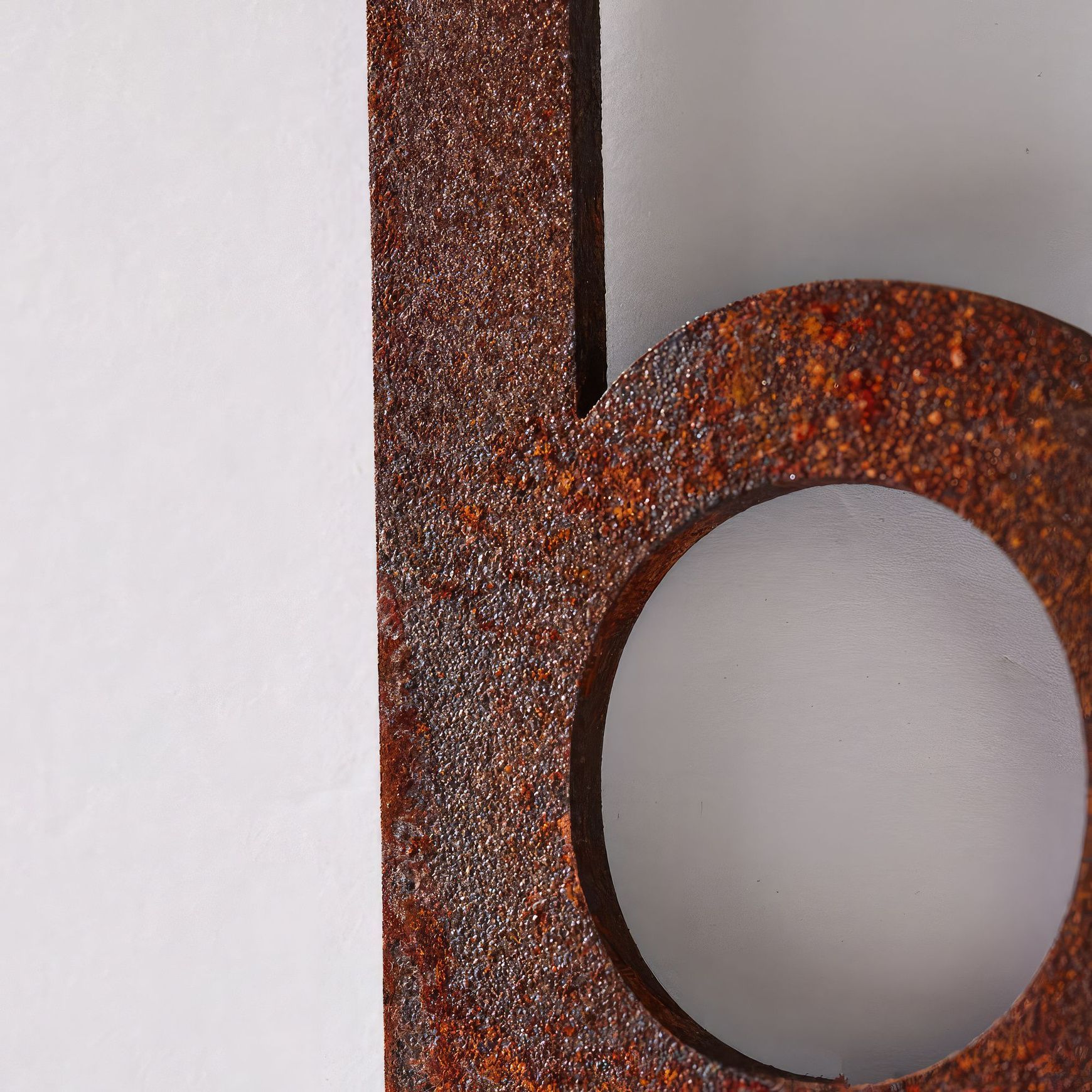 Corten Steel Numbers & Letters