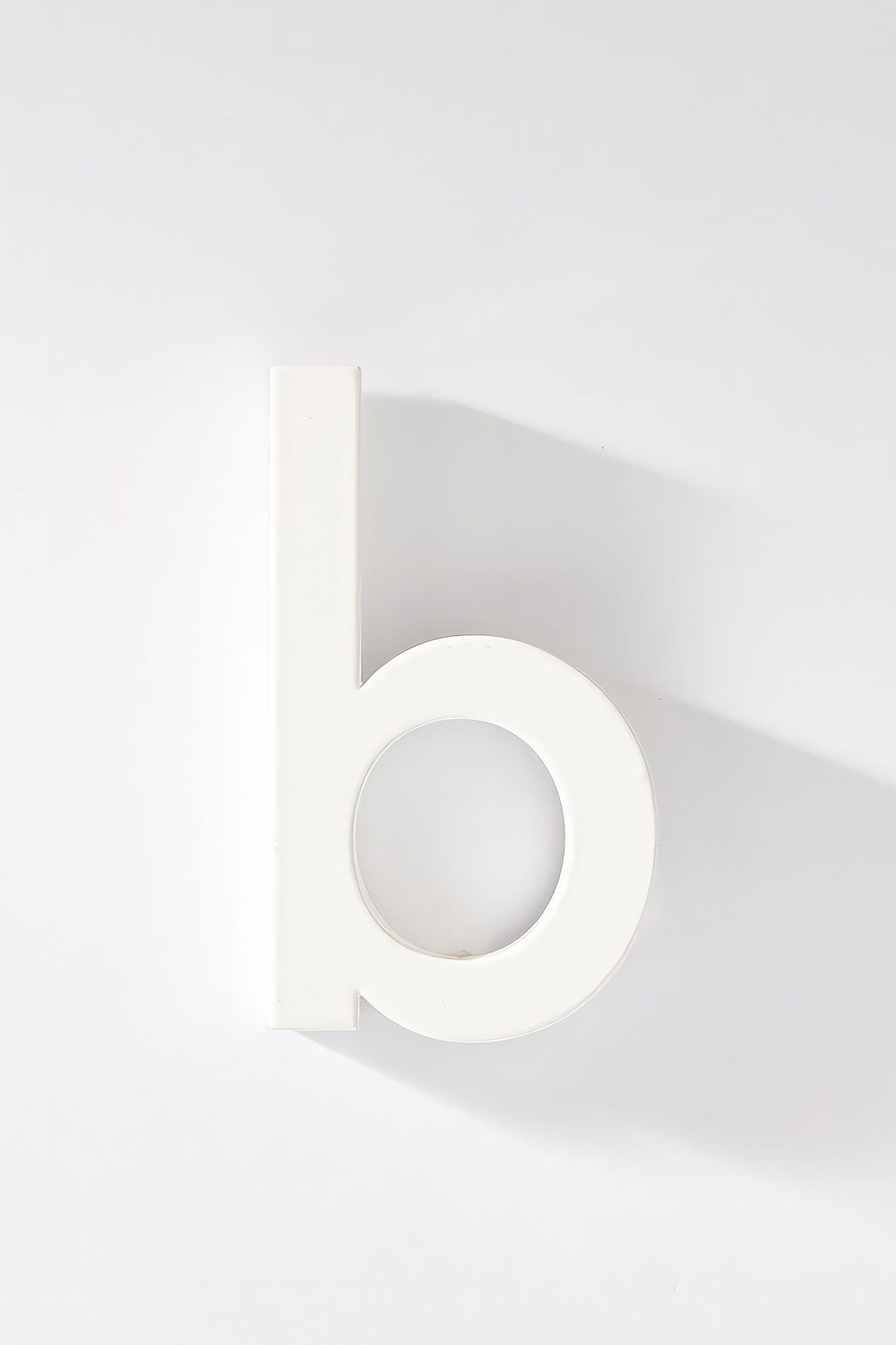 White Stainless Steel Numbers & Letters