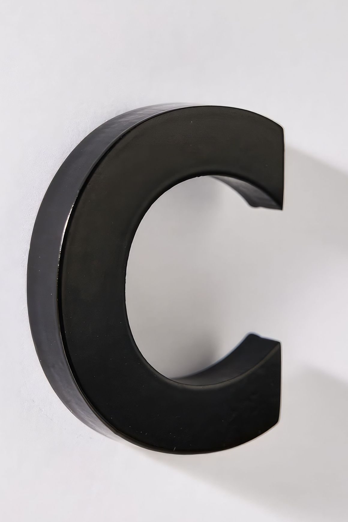 Black Stainless Steel Numbers & Letters
