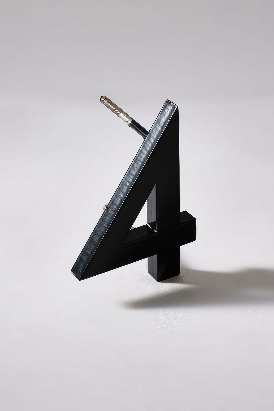 Black Stainless Steel Numbers & Letters