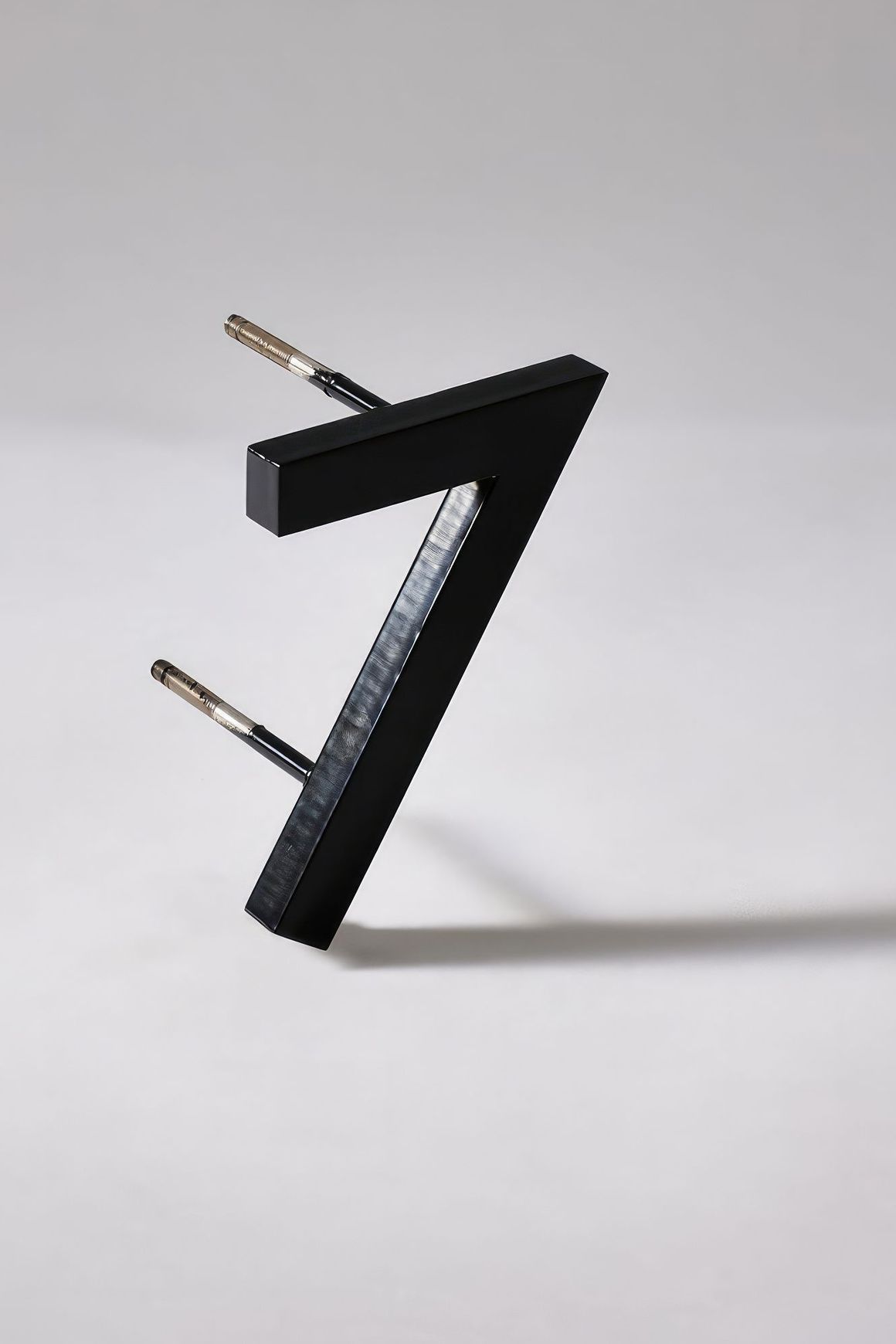 Black Stainless Steel Numbers & Letters