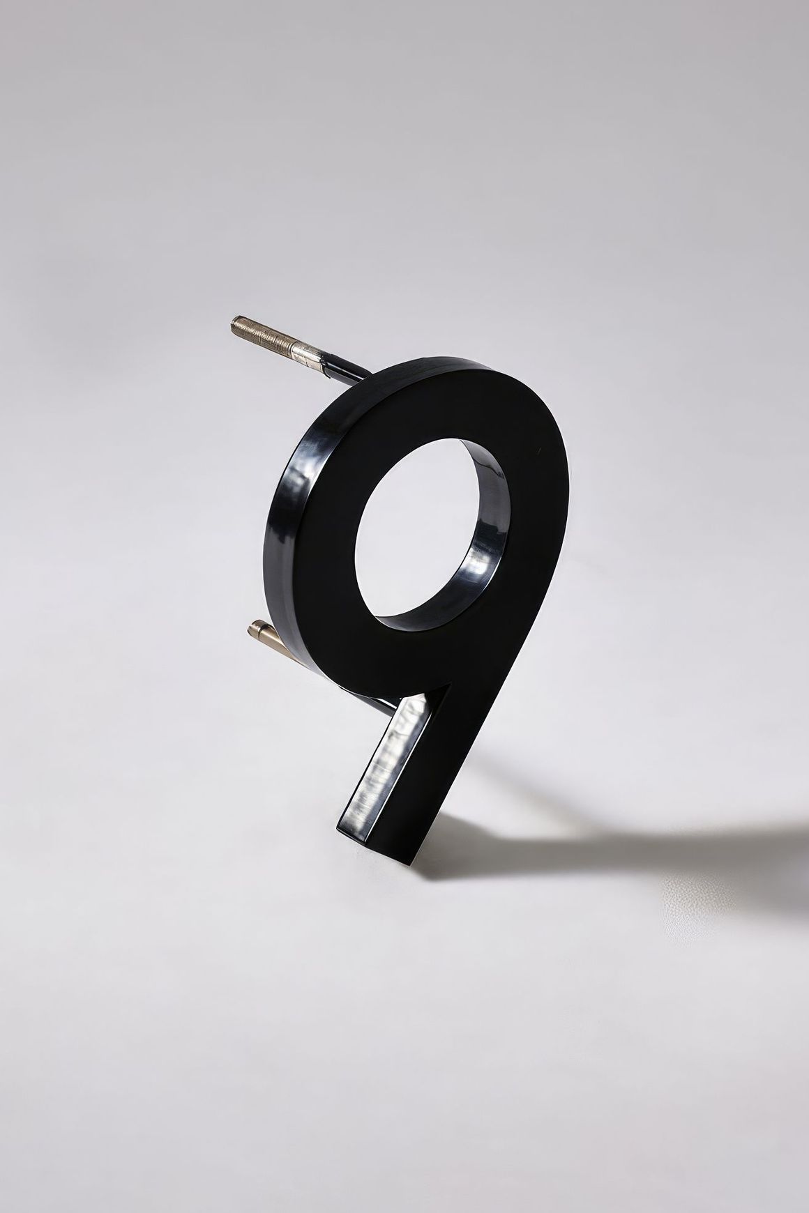 Black Stainless Steel Numbers & Letters