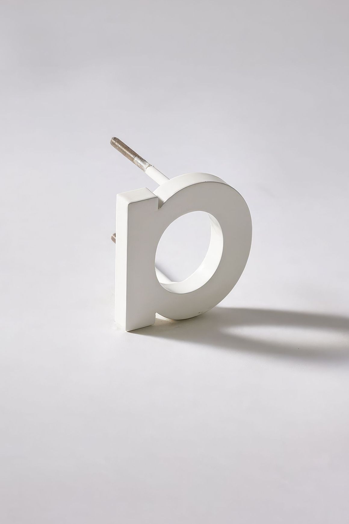 White Stainless Steel Numbers & Letters